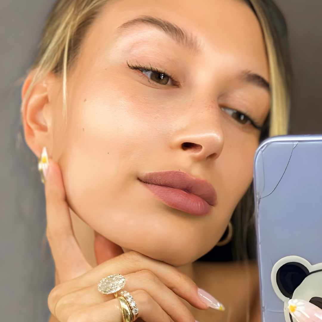 Anel Hailey Dourado com Zircônia