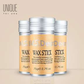 Cera em Bastão Wax Stick: Cabelo Penteado e Livre de Fizz