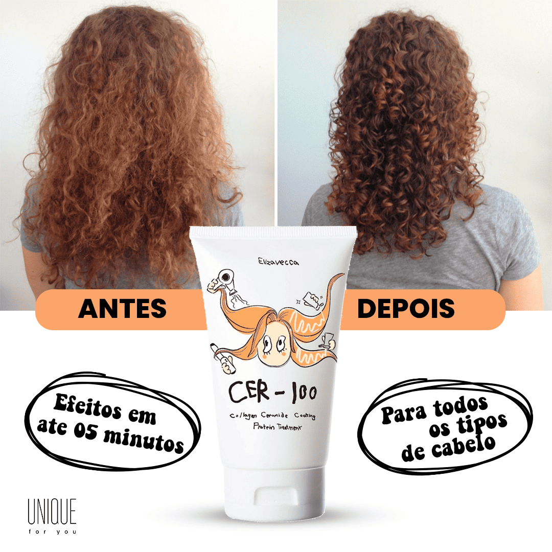 [OFERTA LIMITADA] CER-100 Máscara de Colágeno e Ceramida Coreana + 2 Brindes Exclusivos!