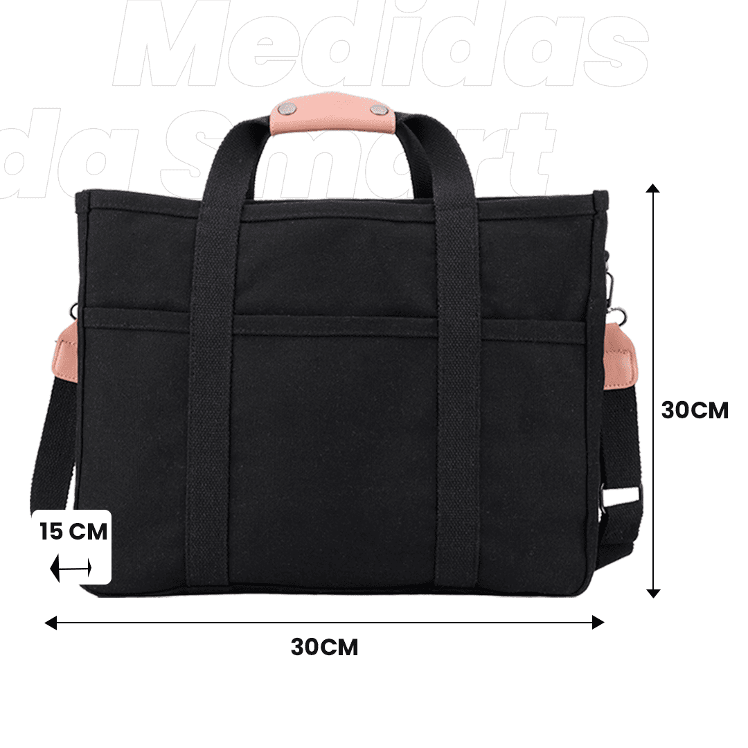 [BRINDE LIMITADO] SmartBag Multicompartimento + BRINDE: Garrafa Térmica Com Visualizador de Temperatura