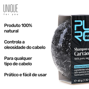 Shampoo Escurecedor de Cabelo e Barba | PurcBlack